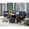 6-Piece Deep Seating Patio Set with Sunbrella Fabric - Indigo