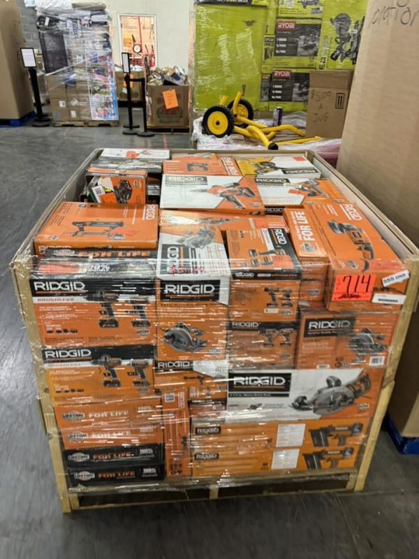 Ridgid tools liquidation pallet